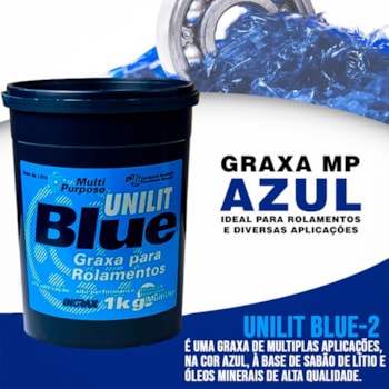 GRAXA UNILIT BLUE-2 1 KG - 38415 INGRAX GRAXA UNILIT BLUE-2 1 KG - 38415 INGRAX