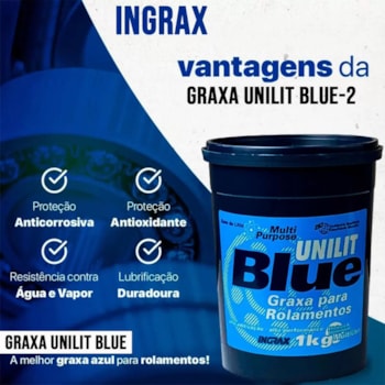 GRAXA UNILIT BLUE-2 1 KG - 38415 INGRAX GRAXA UNILIT BLUE-2 1 KG - 38415 INGRAX