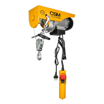 GUINCHO DE COLUNA ELETRICO 100KG / 200KG ELEVACAO 12M / 6M GT MONOFASICO 220V - CSM