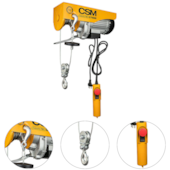 GUINCHO DE COLUNA ELETRICO 300KG / 600KG ELEVACAO 12M / 6M TEC GT MONOFASICO 220V - 71000590 CSM