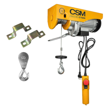 GUINCHO DE COLUNA ELETRICO 300KG / 600KG ELEVACAO 12M / 6M TEC GT MONOFASICO 220V - 71000590 CSM