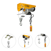 GUINCHO DE COLUNA ELETRICO 500KG / 1000KG ELEVACAO 12M / 6M TEC GT MONOFASICO 220V - CSM