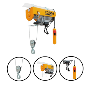 GUINCHO ELÉTRICO 100/200 KGF MONO 220V SEM CACAMBA - 71000257 CSM GUINCHO ELÉTRICO 100/200 KGF MONO 220V SEM CACAMBA - 71000257 CSM