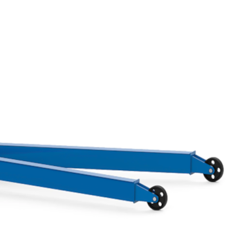 GUINCHO HIDRAULICO GIRAFA 1 TON. COM PROLOGADOR E RODA DE FERRO - G1000E BOVENAU