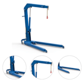 GUINCHO HIDRAULICO GIRAFA 2 TON. DOBRAVEL COM RODA DE FERRO - BOVENAU