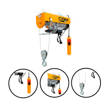 GUINCHO TEC 500/1000 KGF MONO 220V SEM CACAMBA - 71000259 CSM GUINCHO TEC 500/1000 KGF MONO 220V SEM CACAMBA - 71000259 CSM