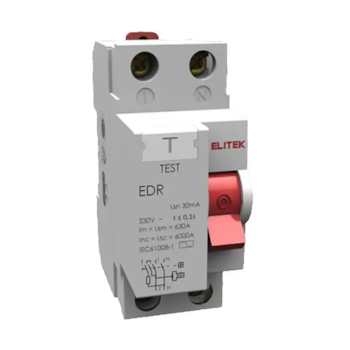 INTERRUPTOR DIFERENCIAL RESIDUAL MONOFÁSICO 2 PÓLOS 80A 30MA EIDR2P8030 - 1087 ELITEK INTERRUPTOR DIFERENCIAL RESIDUAL MONOFÁSICO 2 PÓLOS 80A 30MA EIDR2P8030 - 1087 ELITEK