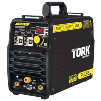 INVERSOR 250A TOUCH 250 TIG (TIG HF/LIFT DC PULSADO) - ITEHF-9250P TORK