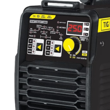 INVERSOR 250A TOUCH 250 TIG (TIG HF/LIFT DC PULSADO) - ITEHF-9250P TORK