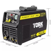 INVERSOR PLASMA (50A) + TIG(200A) + MMA(200A) - IPET-9050 TORK Voltagem:220V