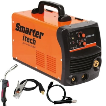 INVERSORA DE SOLDA MIG FLEX ELETRODO PORTATIL 180A STARMIG-185 220v - SMARTER INVERSORA DE SOLDA MIG FLEX ELETRODO PORTATIL 180A STARMIG-185 220v - SMARTER