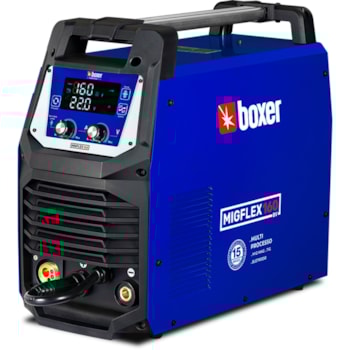 INVERSORA DE SOLDA MULTI-PROCESSO MIGFLEX 160BV 160A BIVOLT - 2005020 BOXER INVERSORA DE SOLDA MULTI-PROCESSO MIGFLEX 160BV 160A BIVOLT - 2005020 BOXER