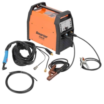 INVERSORA DE SOLDA TIG 200A AC/DC C/ TOCHA -  SMARTER Voltagem:220V INVERSORA DE SOLDA TIG 200A AC/DC C/ TOCHA -  SMARTER Voltagem:220V