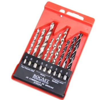 JOGO BROCAS COMBINADO 9 PCS - 53,0051 ROCAST JOGO BROCAS COMBINADO 9 PCS - 53,0051 ROCAST