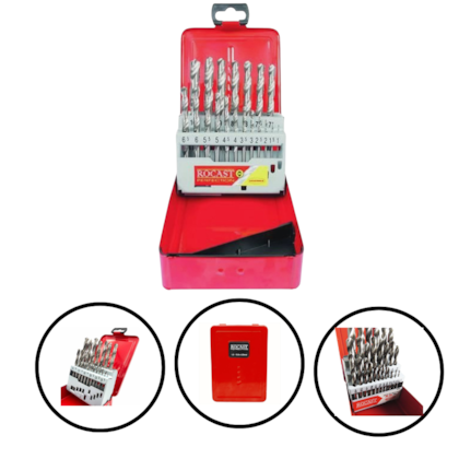 JOGO BROCAS HP AR-M 19 PCS 1.0 A 10.0MM - 5,0160 ROCAST JOGO BROCAS HP AR-M 19 PCS 1.0 A 10.0MM - 5,0160 ROCAST