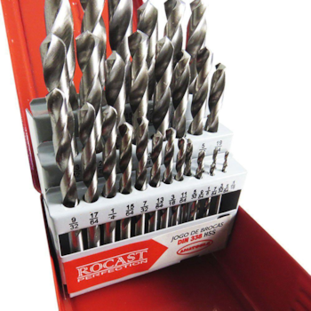 JOGO BROCAS HP AR-M 19 PCS 1.0 A 10.0MM - 5,0160 ROCAST JOGO BROCAS HP AR-M 19 PCS 1.0 A 10.0MM - 5,0160 ROCAST