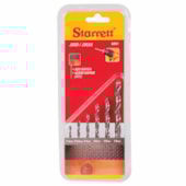 JOGO BROCAS PARA METAL COM 6 PÇS Ø 3, 3.5, 4, 5, 6 E 8MM - KBK1 STARRETT JOGO BROCAS PARA METAL COM 6 PÇS Ø 3, 3.5, 4, 5, 6 E 8MM - KBK1 STARRETT
