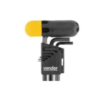 JOGO CHAVE ALLEN LONGA ABAULADA 1,5 A 10MM 10PC - 3573100150 VONDER JOGO CHAVE ALLEN LONGA ABAULADA 1,5 A 10MM 10PC - 3573100150 VONDER