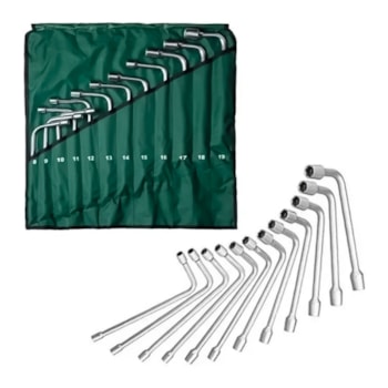 JOGO CHAVE BIELA 8 A 19MM 12PECAS - ST08021L SATA