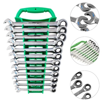 JOGO CHAVE COMBINADA 8 A 19 CATRACA SPEEDY -  85597BJ BELZER JOGO CHAVE COMBINADA 8 A 19 CATRACA SPEEDY -  85597BJ BELZER