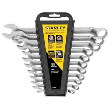 JOGO CHAVE COMBINADA EM MILIMETRO COM 11 PEÇAS - STMT74752 - STANLEY JOGO CHAVE COMBINADA EM MILIMETRO COM 11 PEÇAS - STMT74752 - STANLEY