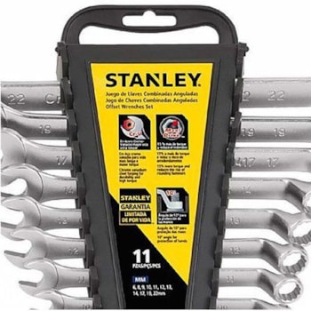 JOGO CHAVE COMBINADA EM MILIMETRO COM 11 PEÇAS - STMT74752 - STANLEY JOGO CHAVE COMBINADA EM MILIMETRO COM 11 PEÇAS - STMT74752 - STANLEY