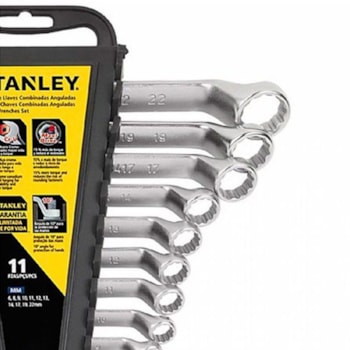 JOGO CHAVE COMBINADA EM MILIMETRO COM 11 PEÇAS - STMT74752 - STANLEY JOGO CHAVE COMBINADA EM MILIMETRO COM 11 PEÇAS - STMT74752 - STANLEY