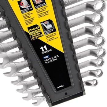 JOGO CHAVE COMBINADA EM MILIMETRO COM 11 PEÇAS - STMT74752 - STANLEY JOGO CHAVE COMBINADA EM MILIMETRO COM 11 PEÇAS - STMT74752 - STANLEY
