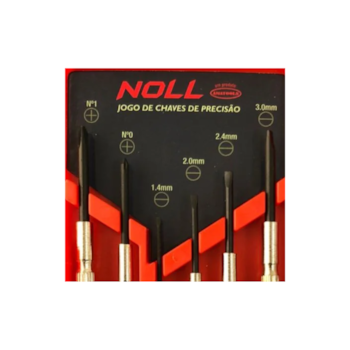 JOGO CHAVE DE FENDA/PHILLPS PRECISÃO RELOJOEIRO 6PCS - 371,0001 NOLL JOGO CHAVE DE FENDA/PHILLPS PRECISÃO RELOJOEIRO 6PCS - 371,0001 NOLL