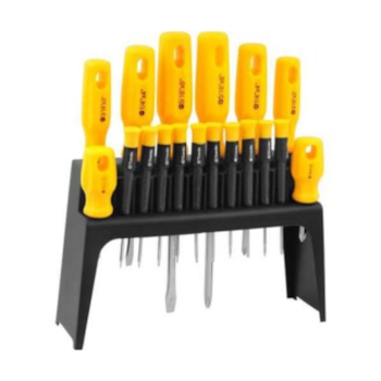 JOGO CHAVE FENDA/PHILLIPS/HEXALOBULAR 18PC - VONDER JOGO CHAVE FENDA/PHILLIPS/HEXALOBULAR 18PC - VONDER