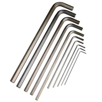 JOGO CHAVE HEXAGONAL ALLEN 1,5 A 10mm L - 42L-M 11M GEDORE JOGO CHAVE HEXAGONAL ALLEN 1,5 A 10mm L - 42L-M 11M GEDORE