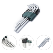 JOGO CHAVE HEXAGONAL LONGA 9 PEÇAS MM - ST09107ASJ SATA JOGO CHAVE HEXAGONAL LONGA 9 PEÇAS MM - ST09107ASJ SATA