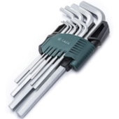 JOGO CHAVE HEXAGONAL LONGA 9 PEÇAS MM - ST09107ASJ SATA JOGO CHAVE HEXAGONAL LONGA 9 PEÇAS MM - ST09107ASJ SATA