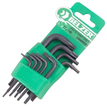 JOGO CHAVE TORX L T7AT40 9 PECAS - 230409SBR BELZER JOGO CHAVE TORX L T7AT40 9 PECAS - 230409SBR BELZER