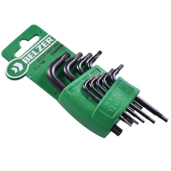 JOGO CHAVE TORX L T7AT40 9 PECAS - 230409SBR BELZER JOGO CHAVE TORX L T7AT40 9 PECAS - 230409SBR BELZER