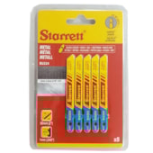 JOGO COM 5 SERRAS PARA TICO TICO 50MM 24D - BU224 STARRETT JOGO COM 5 SERRAS PARA TICO TICO 50MM 24D - BU224 STARRETT