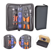 JOGO DE ALICATES CRIMPADOR, DECAPADOR, CHAVES E CONECTORES MC4 PARA ENERGIA SOLAR 7 PECAS - NOLL