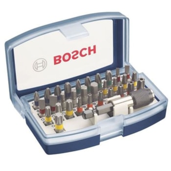 JOGO DE BITS 1/4" COM 32 PEÇAS - 2607017359000 BOSCH