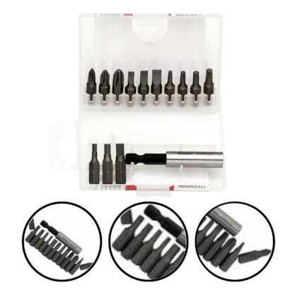 JOGO DE BITS 14 PEÇAS 204 - 061797 ROBUST JOGO DE BITS 14 PEÇAS 204 - 061797 ROBUST