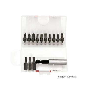 JOGO DE BITS 14 PEÇAS 204 - 061797 ROBUST JOGO DE BITS 14 PEÇAS 204 - 061797 ROBUST