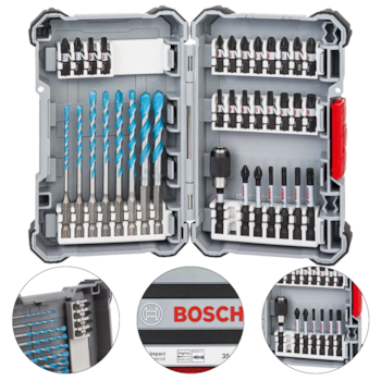 JOGO DE BITS E BROCAS MULTICONSTRUCTION - 2608577147000 BOSCH