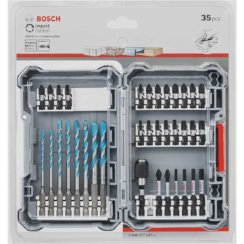 JOGO DE BITS E BROCAS MULTICONSTRUCTION - 2608577147000 BOSCH