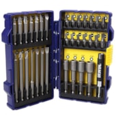 JOGO DE BITS FENDA, PHILIPS E CANHÃO ETJ COM 33 PCS - 1865331 IRWIN JOGO DE BITS FENDA, PHILIPS E CANHÃO ETJ COM 33 PCS - 1865331 IRWIN