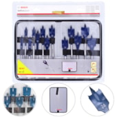 JOGO DE BROCA CHATA PARA MADEIRA SELF CUT KIT COM13 PCS - 2608587010 BOSCH