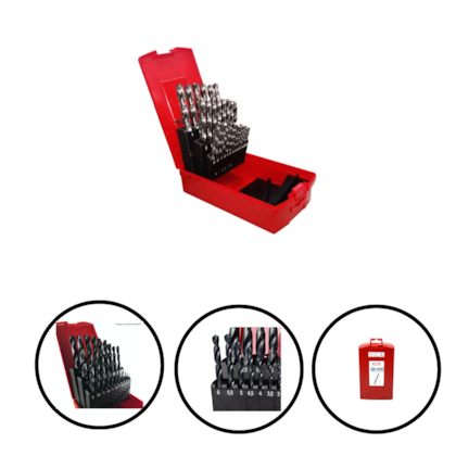 JOGO DE BROCAS 25PCS 1.0-13.0MM - A29025BR DORMER JOGO DE BROCAS 25PCS 1.0-13.0MM - A29025BR DORMER