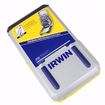 JOGO DE BROCAS AÇO RÁPIDO EM MM METAL 25 PEÇAS  -1865315 IRWIN JOGO DE BROCAS AÇO RÁPIDO EM MM METAL 25 PEÇAS  -1865315 IRWIN