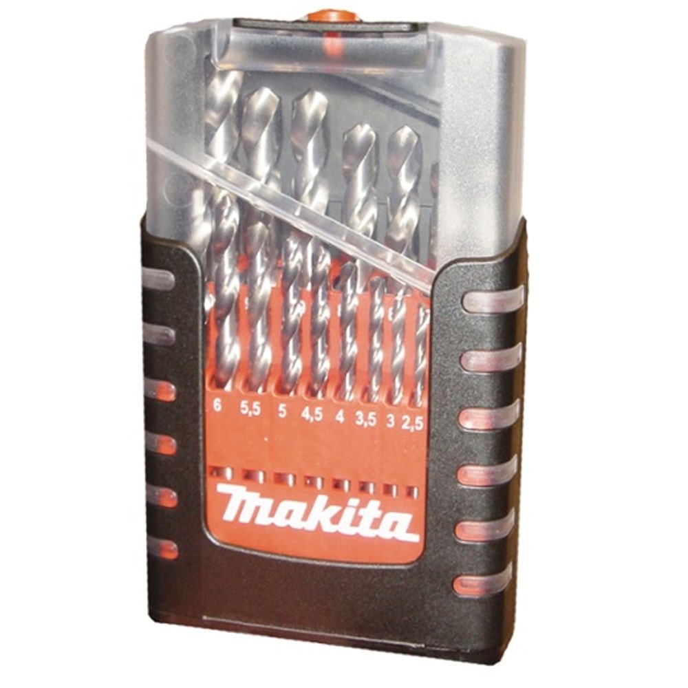 JOGO DE BROCAS AÇO RÁPIDO HSS METAL 25 PEÇAS - D-50457 MAKITA