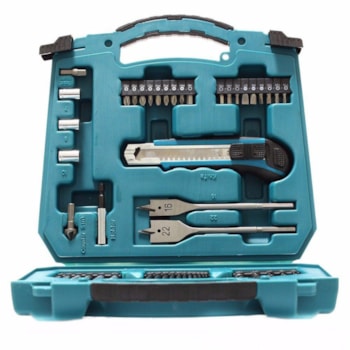 JOGO DE BROCAS BITS E ACESSÓRIOS COM 50 PEÇAS - MAKITA D-42014 JOGO DE BROCAS BITS E ACESSÓRIOS COM 50 PEÇAS - MAKITA D-42014