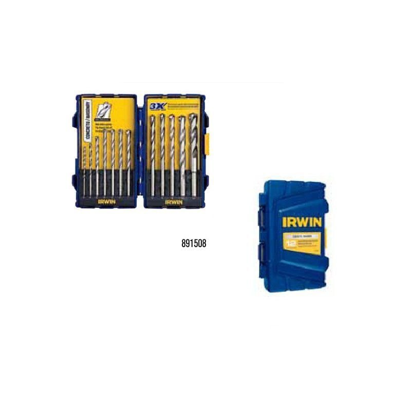 Jogo de Brocas Combinadas P/ Concreto Standard 891508 IRWIN - HBR Flex
