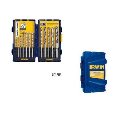 Jogo de Brocas Combinadas P/ Concreto Standard 891508 IRWIN Jogo de Brocas Combinadas P/ Concreto Standard 891508 IRWIN